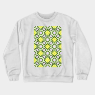 Easter Florals Kaleidoscope 2 Crewneck Sweatshirt